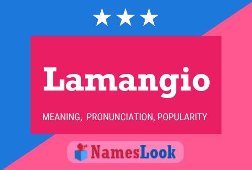 ملصق اسم Lamangio