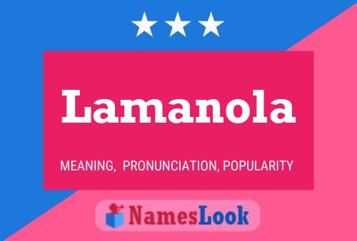 ملصق اسم Lamanola