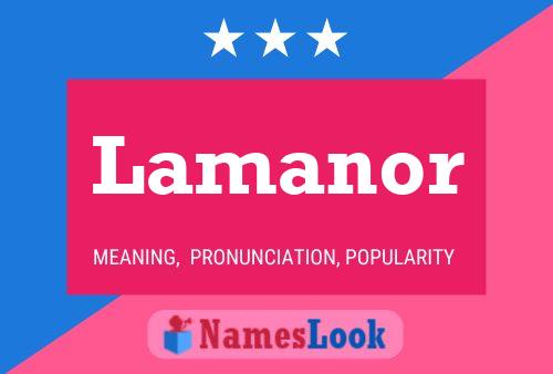 ملصق اسم Lamanor