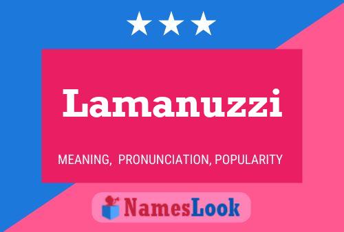 ملصق اسم Lamanuzzi