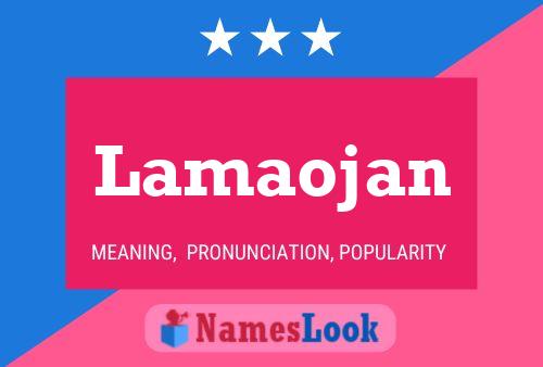 ملصق اسم Lamaojan