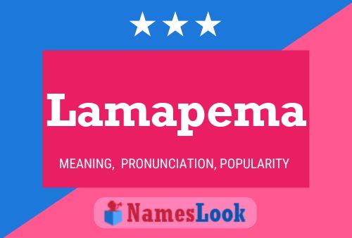 ملصق اسم Lamapema