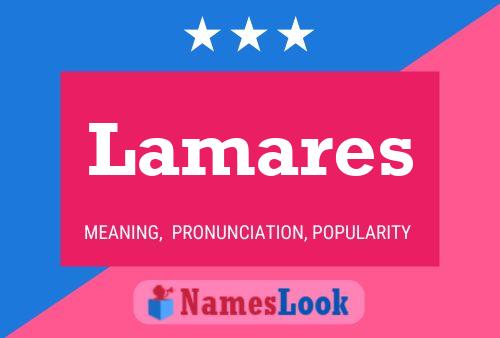 ملصق اسم Lamares