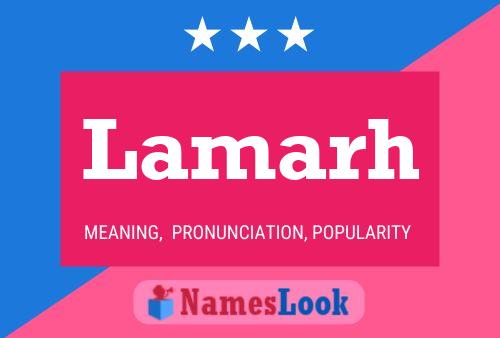 ملصق اسم Lamarh