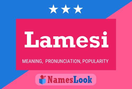 ملصق اسم Lamesi