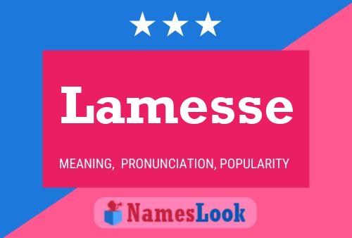 ملصق اسم Lamesse