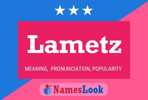 ملصق اسم Lametz