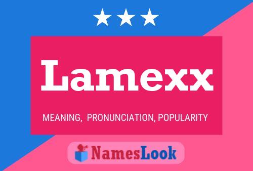 ملصق اسم Lamexx