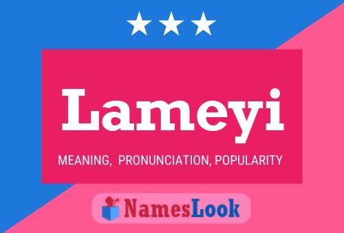 ملصق اسم Lameyi