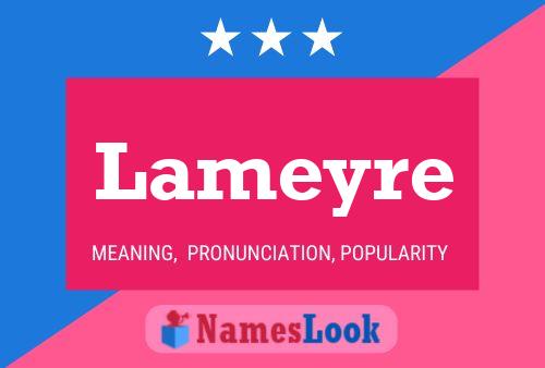 ملصق اسم Lameyre