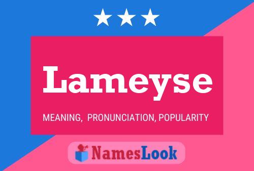 ملصق اسم Lameyse