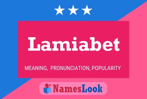 ملصق اسم Lamiabet