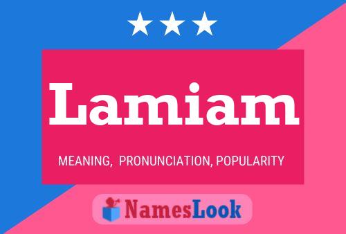 ملصق اسم Lamiam