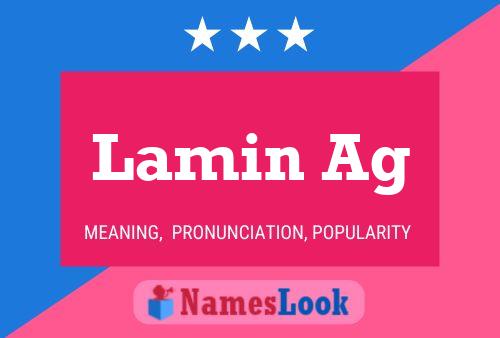 ملصق اسم Lamin Ag