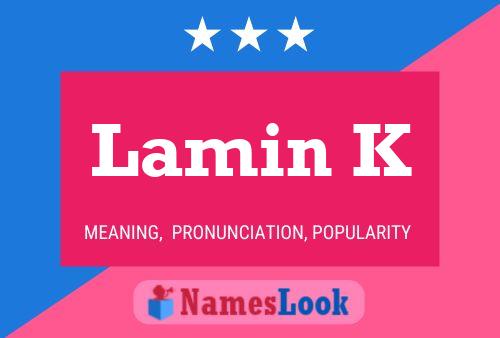 ملصق اسم Lamin K