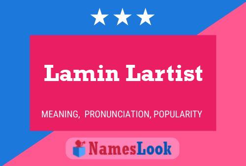 ملصق اسم Lamin Lartist