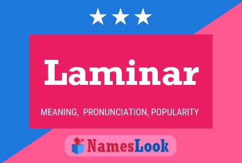 ملصق اسم Laminar