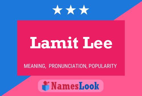 ملصق اسم Lamit Lee