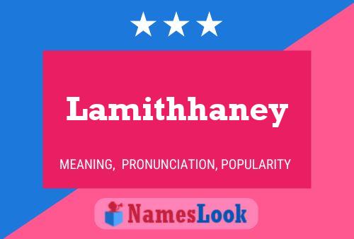 ملصق اسم Lamithhaney