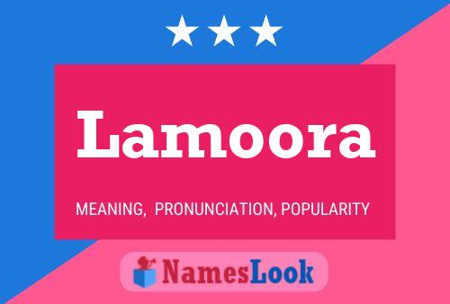 ملصق اسم Lamoora