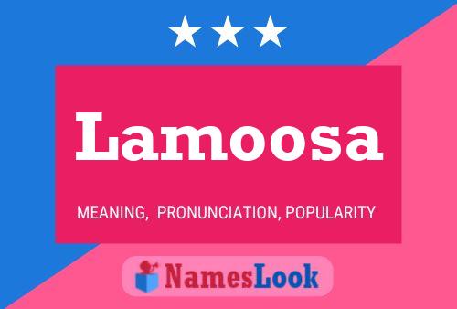 ملصق اسم Lamoosa