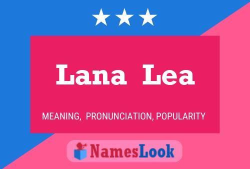 ملصق اسم Lana  Lea