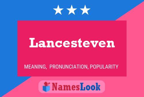 ملصق اسم Lancesteven