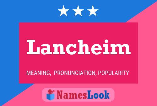 ملصق اسم Lancheim