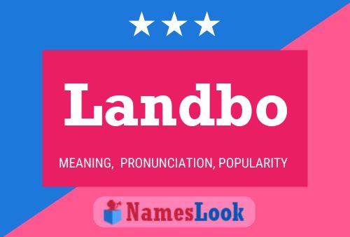 ملصق اسم Landbo