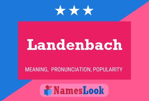 ملصق اسم Landenbach