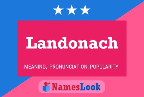 ملصق اسم Landonach