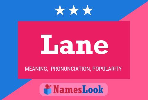 ملصق اسم Lane