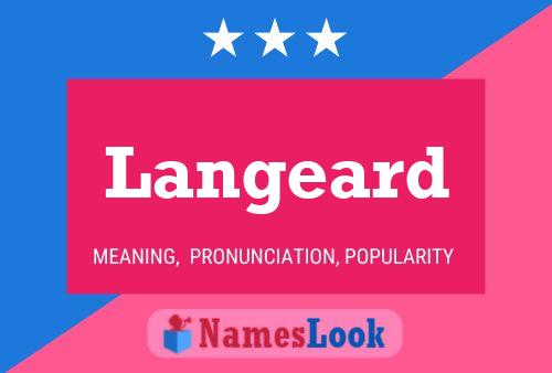 ملصق اسم Langeard