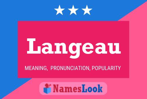 ملصق اسم Langeau