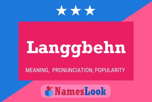 ملصق اسم Langgbehn