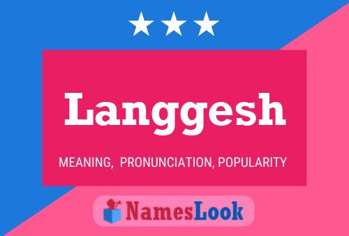 ملصق اسم Langgesh