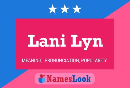 ملصق اسم Lani Lyn