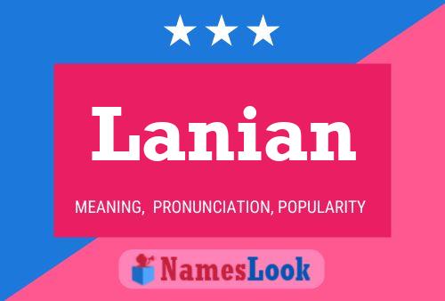 ملصق اسم Lanian