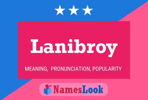 ملصق اسم Lanibroy