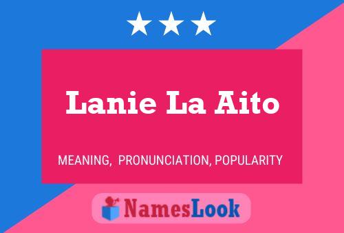 ملصق اسم Lanie La Aito