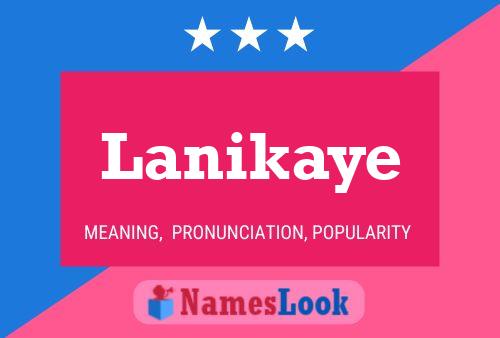 ملصق اسم Lanikaye