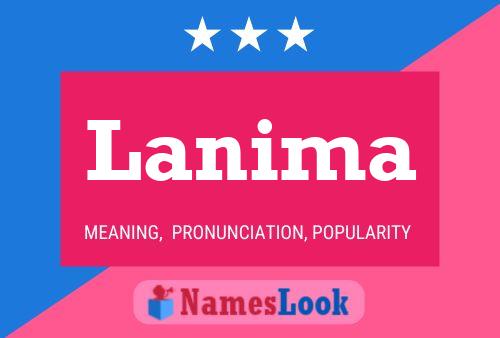 ملصق اسم Lanima