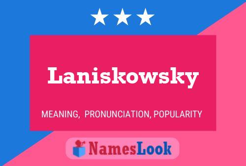 ملصق اسم Laniskowsky