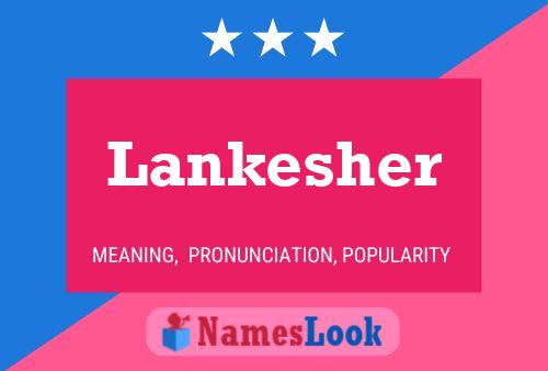 ملصق اسم Lankesher