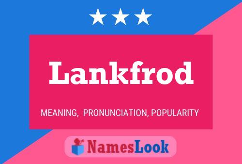 ملصق اسم Lankfrod