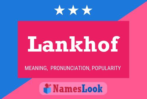 ملصق اسم Lankhof