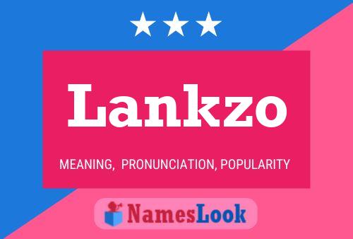 ملصق اسم Lankzo