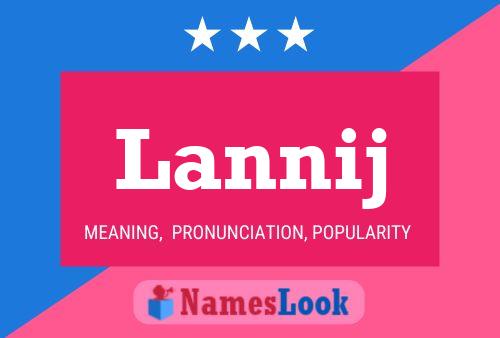 ملصق اسم Lannij