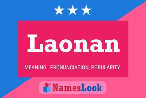 ملصق اسم Laonan