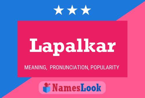 ملصق اسم Lapalkar